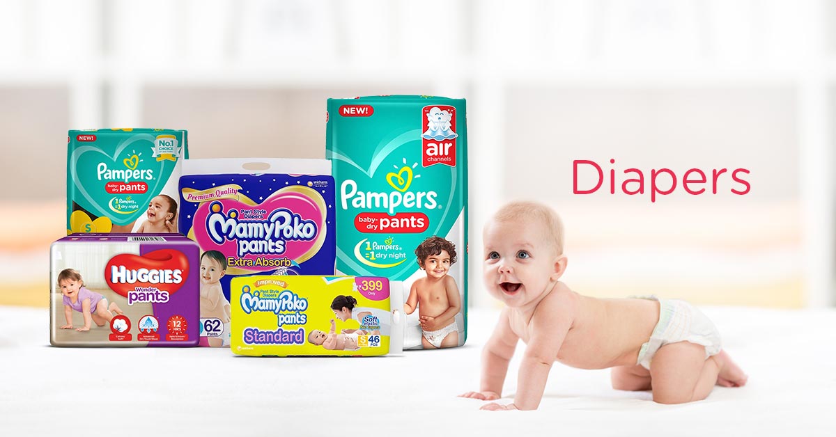 Pampers Diapers price list in India (January 2024), Buy Pampers Diapers