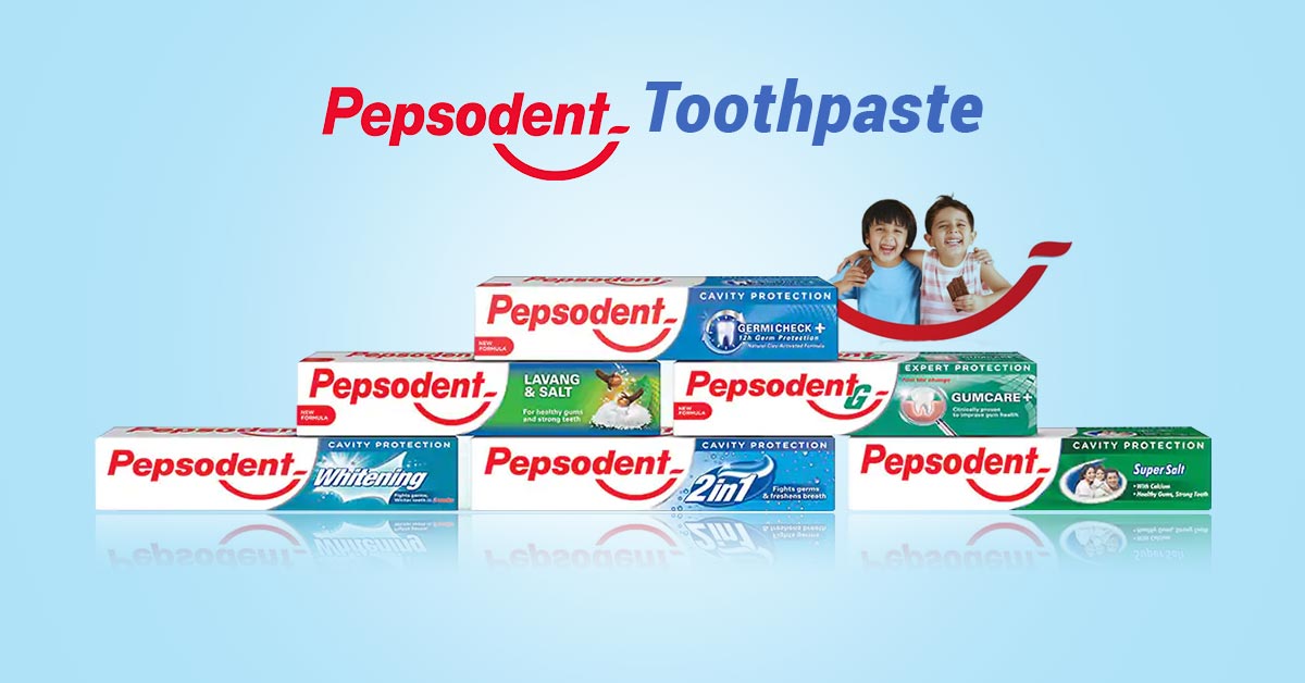 types of pepsodent toothpaste