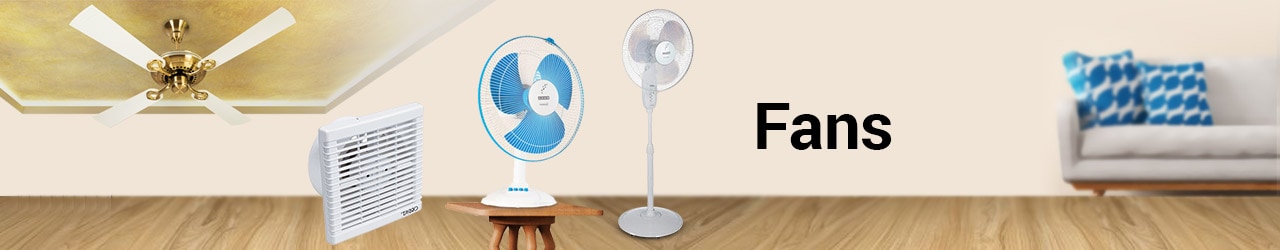 Fans Price List in India