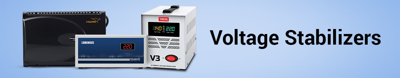 Voltage Stabilizers Price List in India