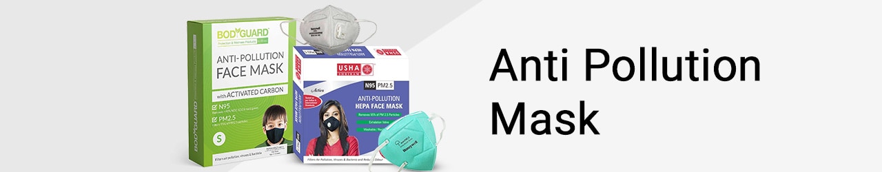 Anti Pollution Mask Price List in India