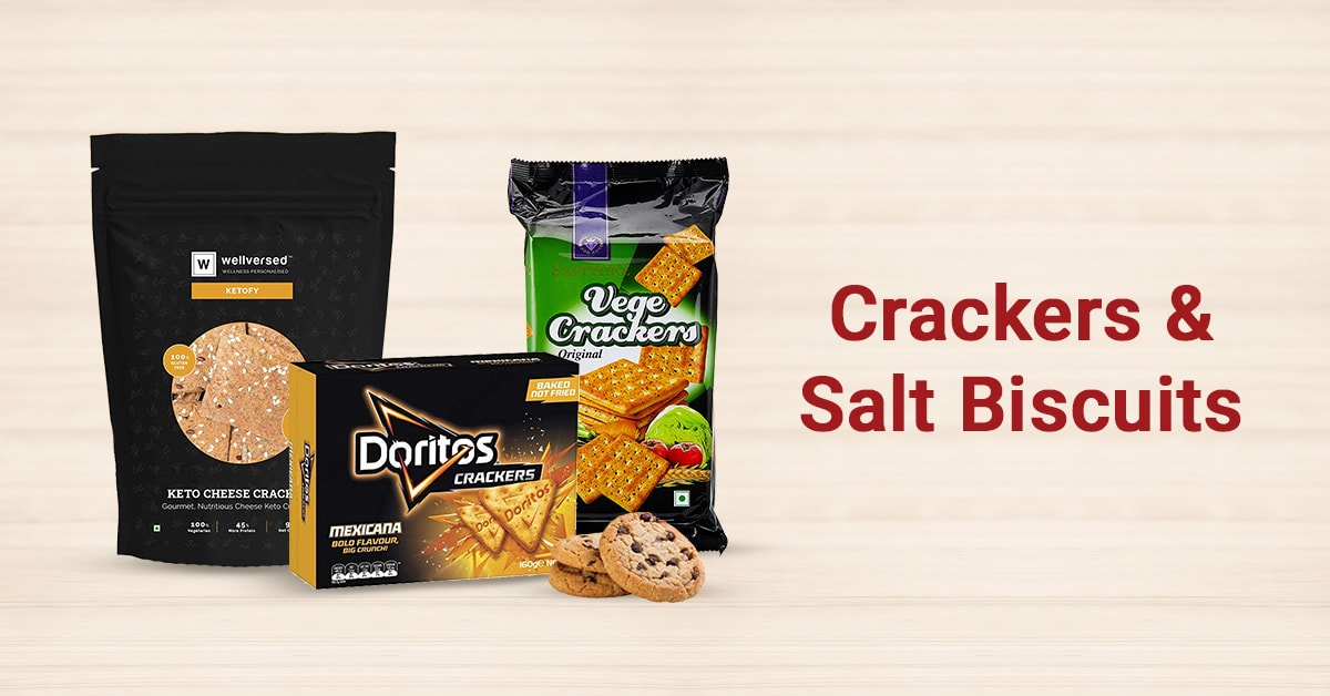 Crackers and Salt Biscuits price list in India (August 2024), Buy