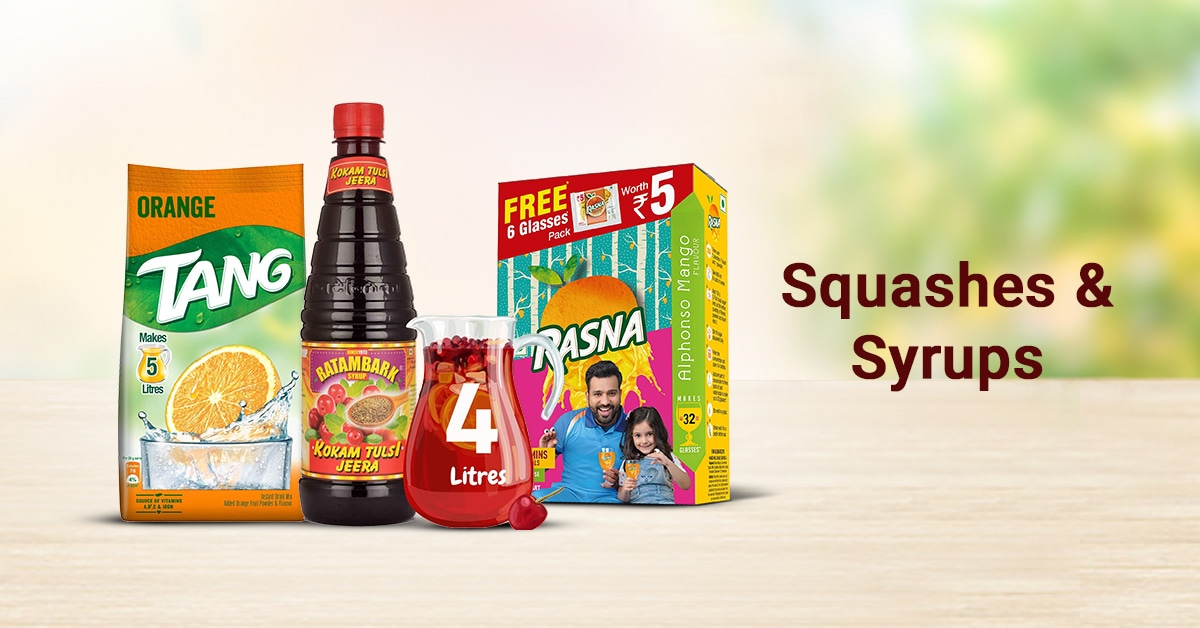 Squashes & Syrups price list in India (August 2024), Buy Squashes
