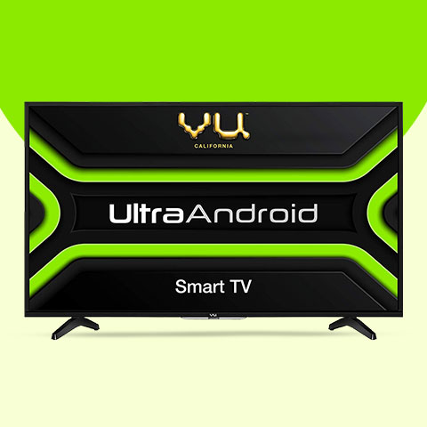 Vu 80 cm (32 inches) HD Ready UltraAndroid LED TV 32GA (Black) (2019 Model)