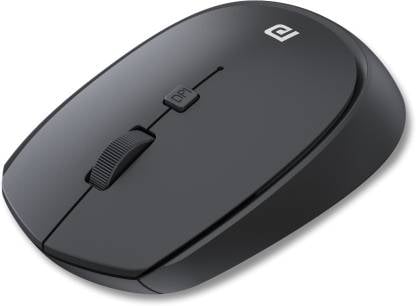 Portronics Toad 23, POR 1610 Wireless Optical Mouse  (2.4GHz Wireless, Black) Flipkart Deal