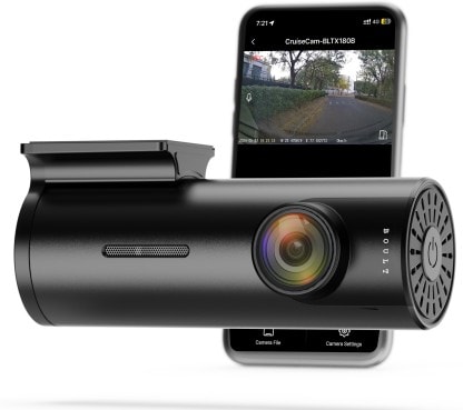 Boult Cruisecam X1 1080p, 170&deg; FOV, WIFI, G-Sensor, Collision Detection, App Control In-car Camera System  (1 Camera, 1080p) Flipkart Deal
