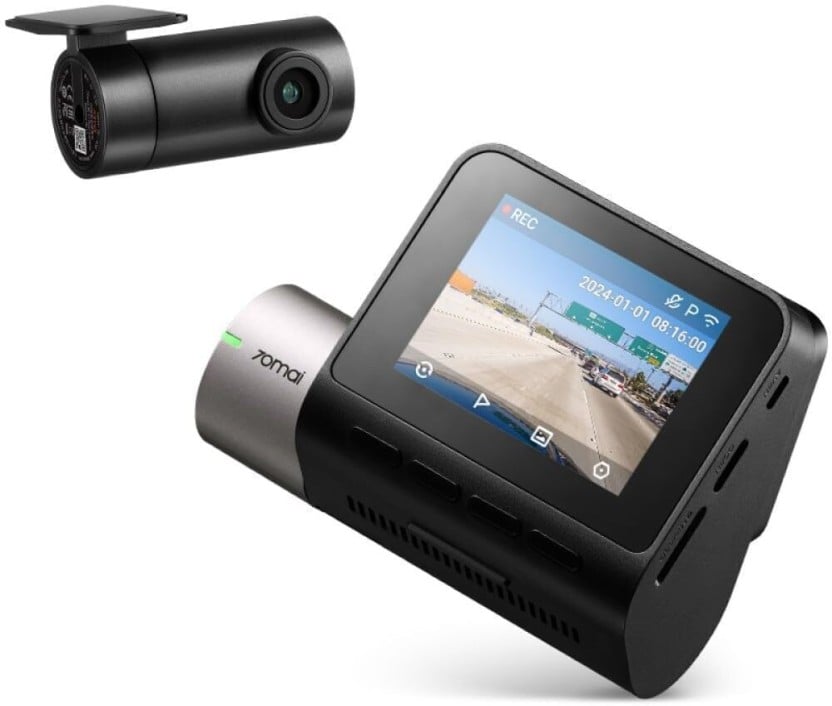 70MAI A510 HDR 3K Dual DashCam,STARVIS2 IMX675 3K+FHD,ADAS,GPS Logger,MaiColor Vivid+ In-car Camera System  (2 Camera, 1944P) Flipkart Deal