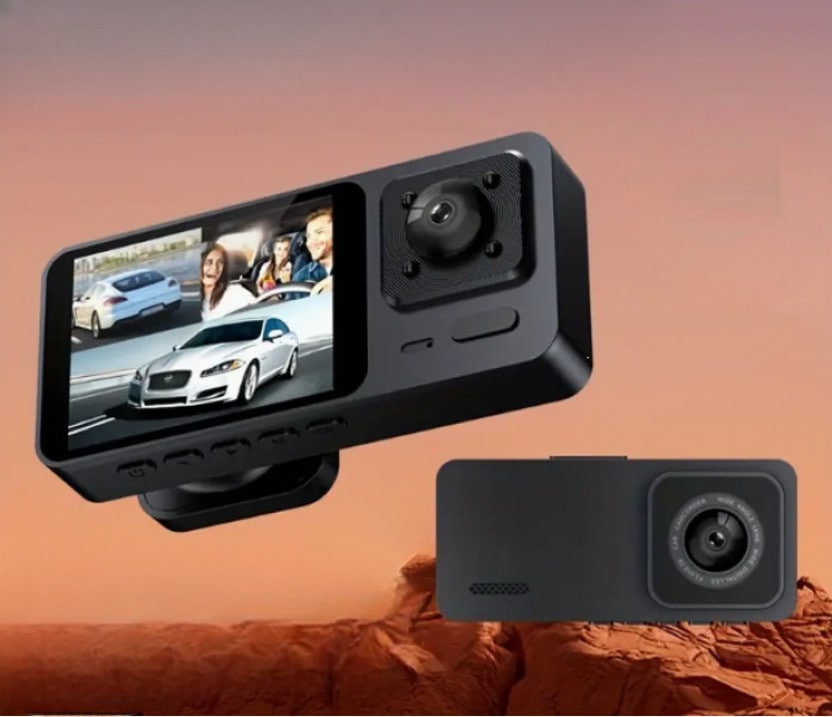 Rhonnium Camera Double/Triple Lens Dashcam Video Recorder Dashboard Camera System  (1 Camera, 1280P*720P) Flipkart Deal