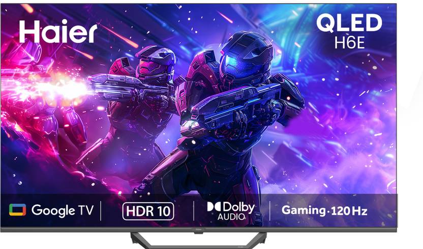 Haier H6E 164 cm (65 inch) QLED Ultra HD (4K) Smart Android TV 2025 Edition  (65H6E) Flipkart Deal