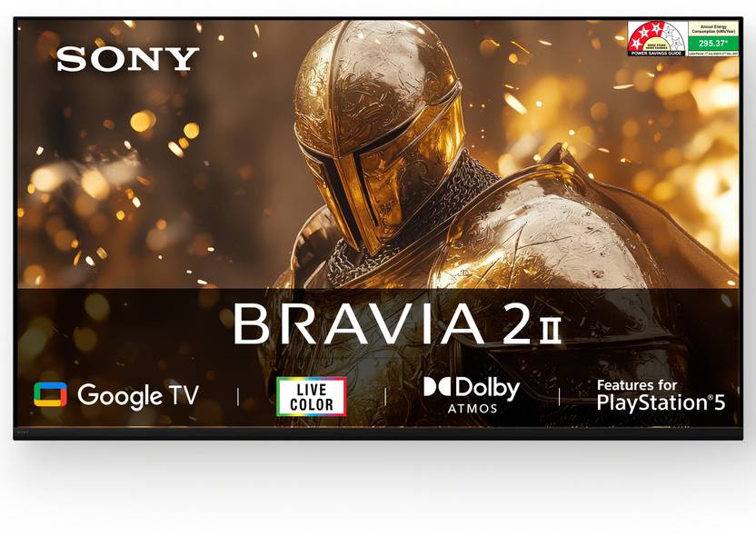 SONY BRAVIA 2 II 189.3 cm (75 inch) Ultra HD (4K) LED Smart Google TV 2025 Edition  (K-75S25BM2) Flipkart Deal SONY BRAVIA 2 II 189.3 cm (75 inch) Ultra HD (4K) LED Smart Google TV 2025 Edition  (K-75S25BM2) Flipkart Deal
