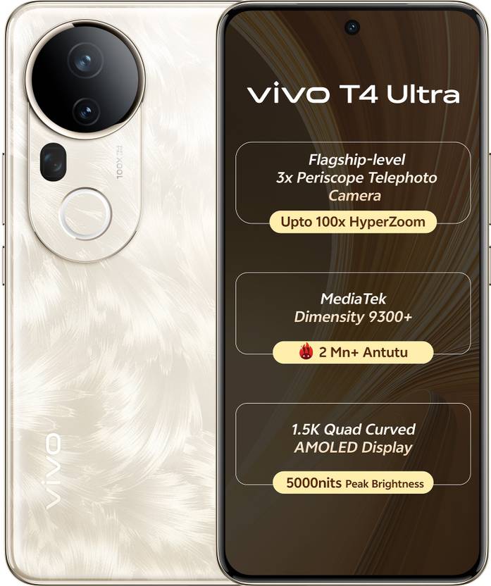 vivo T4 Ultra 5G (Phoenix Gold, 256 GB)  (8 GB RAM) Flipkart Deal