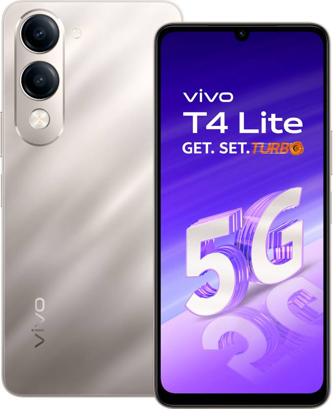 vivo T4 Lite 5G (Titanium Gold, 256 GB)  (8 GB RAM) Flipkart Deal