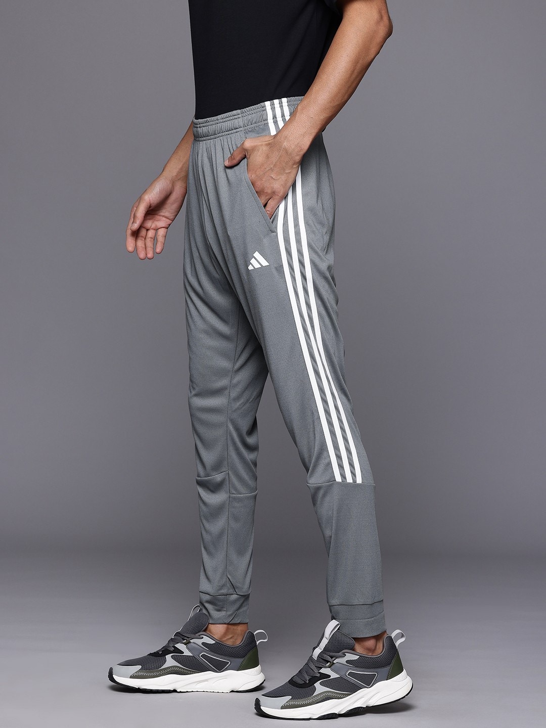 ADIDAS Men 3-Striped Logo Track Pants Myntra Deal