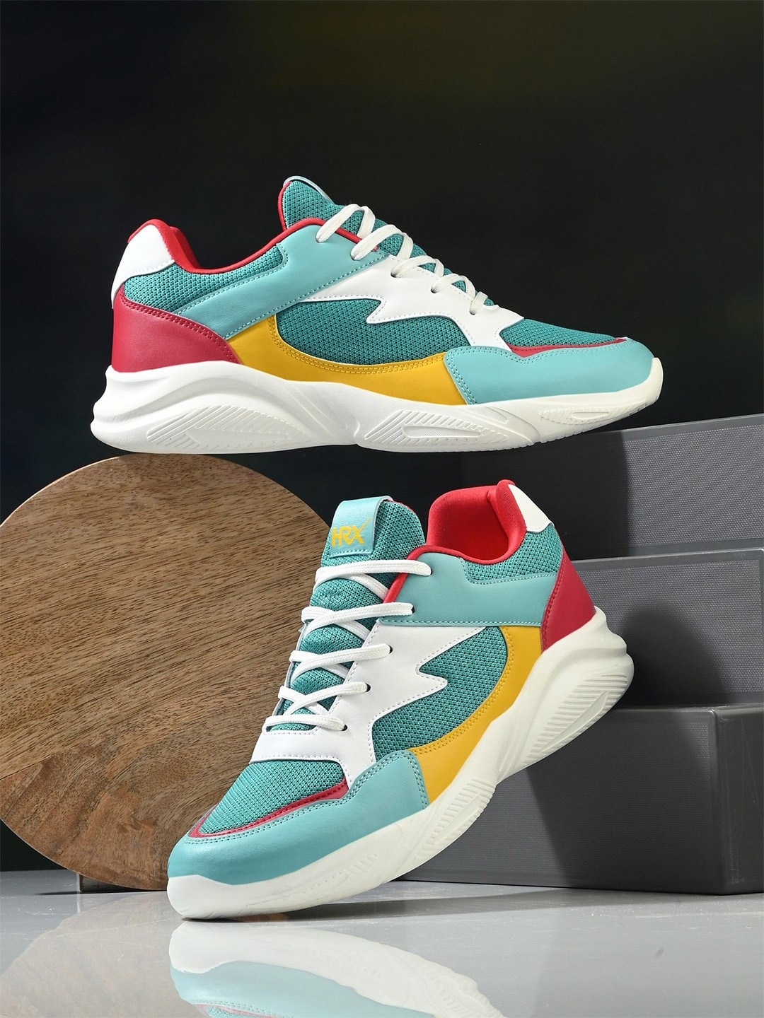 HRX by Hrithik Roshan Unisex Colourblocked Running Non-Marking Shoes Myntra Deal