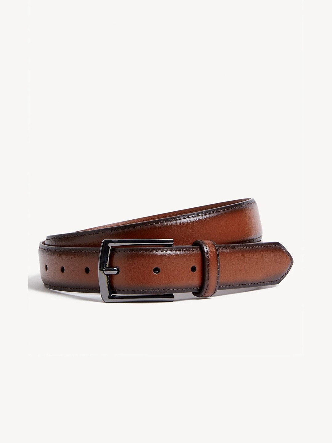Marks &amp; Spencer Men Tang Leather Formal Belt Myntra Deal