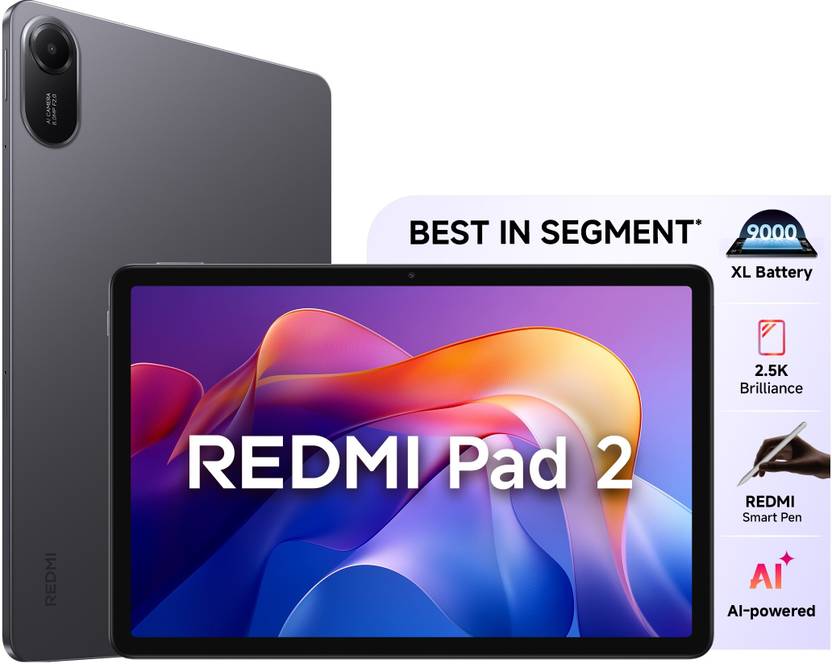 REDMI Pad 2 6 GB RAM 128 GB ROM 11.0 inch with Wi-Fi+4G Gaming Tablet (Graphite Grey) Flipkart Deal