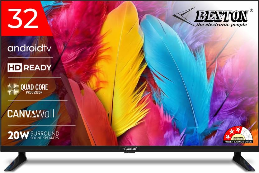 BESTON 80 cm (32 inch) HD Ready LED Smart Android TV 2025 Edition  (BS32HD1)#JustHere Flipkart Deal