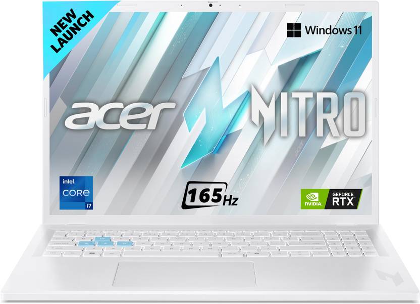 Acer NITRO LITE 16 Intel Core i7 13th Gen 13620H - (16 GB/512 GB SSD/Windows 11 Home/6 GB Graphics/NVIDIA GeForce RTX 4050) NL16-71G Gaming Laptop  (16 Inch, White, 1.95 Kg) Flipkart Deal