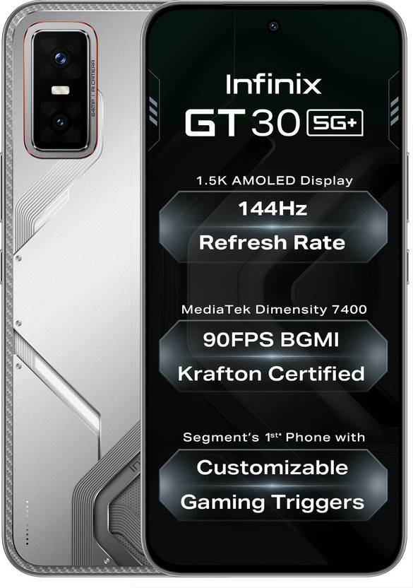 Infinix GT 30 5G+ Blade White 128 (Blade White, 128 GB) (8 GB RAM) Flipkart Deal