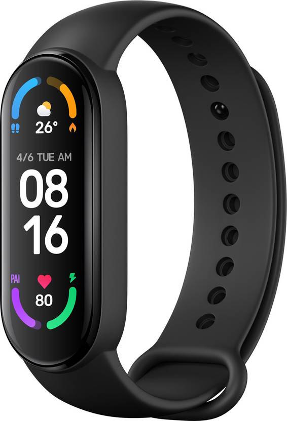 Mi Smart Band 6 - India&#039;s No.1 Fitness Band  (Dark Black Strap, Size : Regular) Flipkart Deal