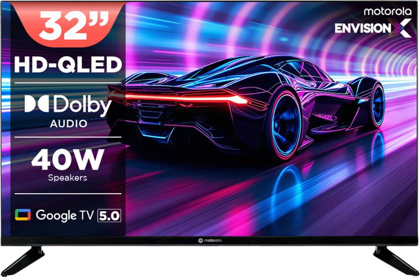 MOTOROLA 80 cm (32 inch) QLED HD Ready Smart Google TV 2025 Edition  (32HDGQMDDAQ) Flipkart Deal