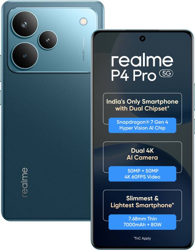 realme P4 Pro 5G (Midnight Ivy, 256 GB) (8 GB RAM) Flipkart Deal