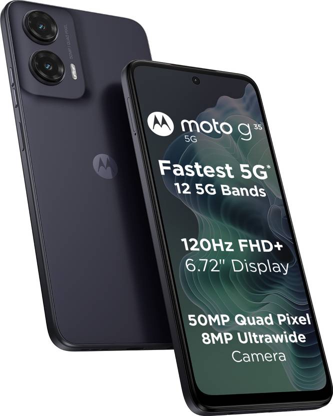 MOTOROLA g35 5G (Midnight Black, 128 GB)  (8 GB RAM) Flipkart Deal