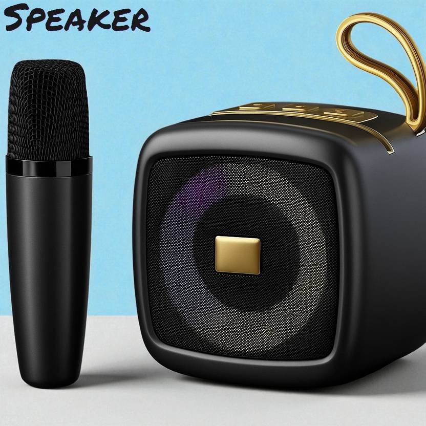 Stybits X134 Portable Wireless Karaoke Mic with Speaker &ndash; Great for Singing &amp; Fun 5 W Bluetooth Speaker  (Multicolor, Stereo Channel) Flipkart Deal