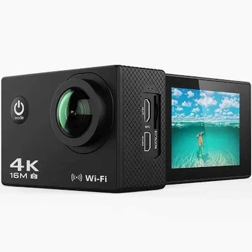 IZI GoPro Action camera Action Camera 4k20MP Wifi 30M Waterproof Action Camera Sports DV Sports and Action Camera  (Black, 20 MP) Flipkart Deal