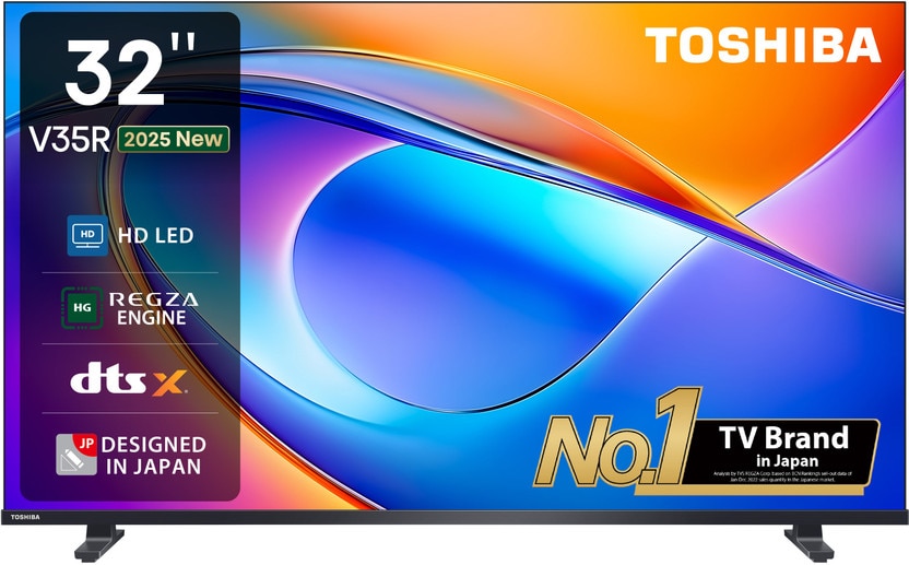 TOSHIBA 32V35RP 80 cm (32 inch) HD Ready LED Smart VIDAA TV 2025 Edition with Quantum Dot Color| Dolby Vision Atmos| 4K AI Upscalar  (32V35RP) Flipkart Deal