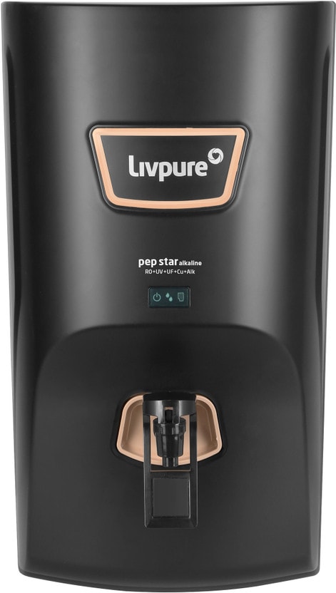 LIVPURE PEP-STAR 7 L RO + UF + UV + Copper + Alkaline Water Purifier  (Black) Flipkart Deal