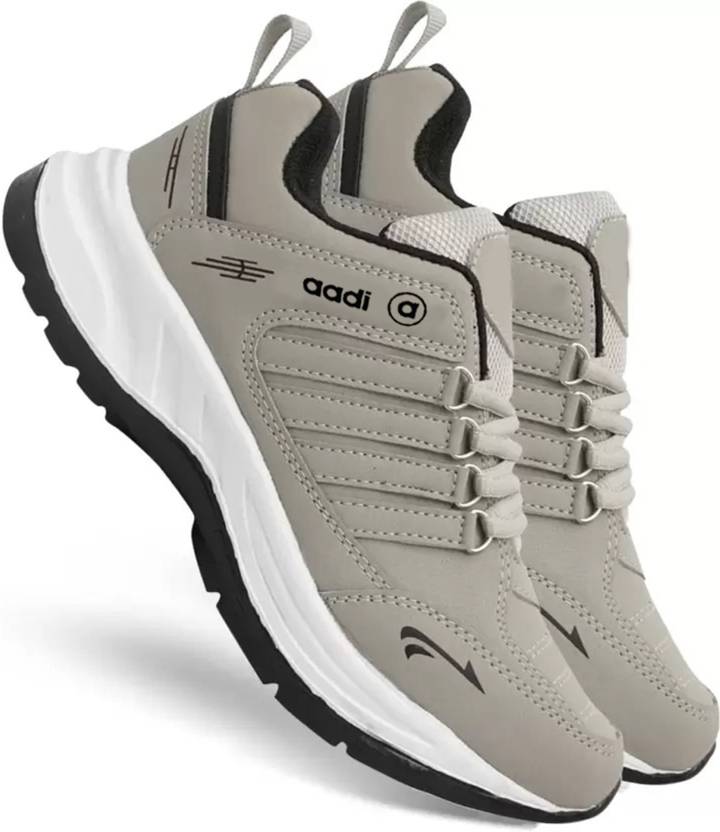 aadi Men&#039;s Grey Lightweight EVA Running, Walking &amp; Gym Casual Sports Shoes Running Shoes For Men  (Grey , 8) Flipkart Deal