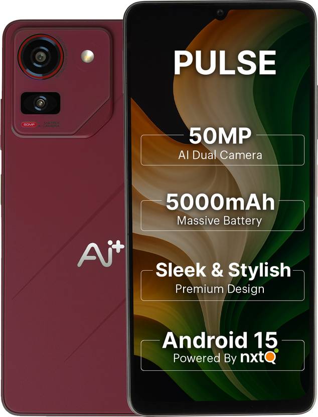Ai+ Pulse (Sparkle Red, 64 GB)  (4 GB RAM) Flipkart Deal