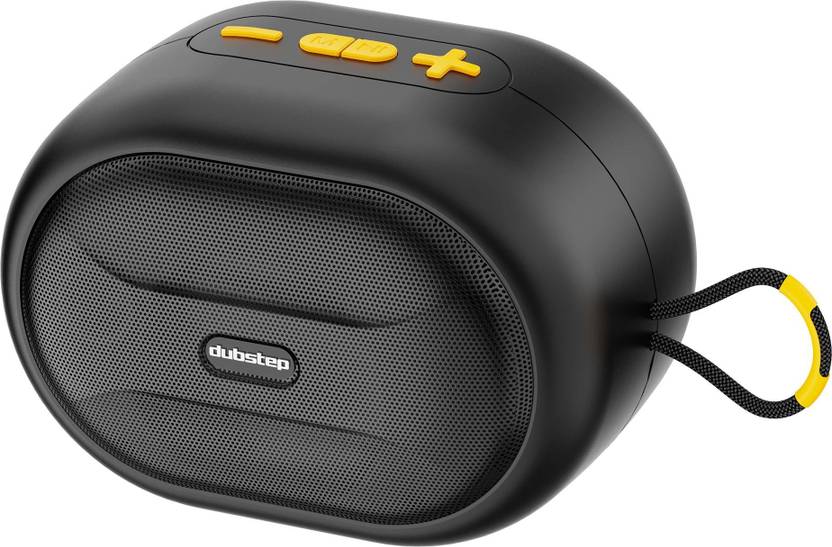 Dubstep Pop 1210 Wireless Speaker with 16 Hrs Playtime, 52mm Dynamic Driver, TWS Pairing 12 W Bluetooth Speaker  (Black, 2.0 Channel) Flipkart Deal