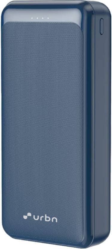 URBN 20000 mAh 22.5 W Power Bank  (Blue, Lithium Polymer, for Earbuds, Mobile, Tablet) Flipkart Deal
