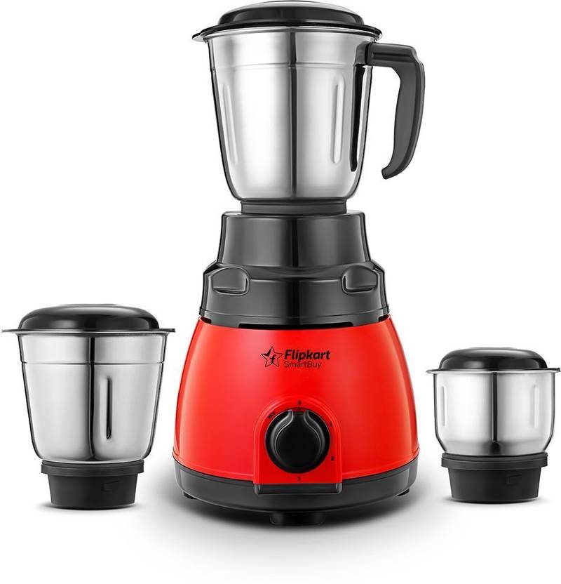 Flipkart SmartBuy Redzo 500 W Juicer Mixer Grinder  (Redzo | 3 Jars | Red) Flipkart Deal