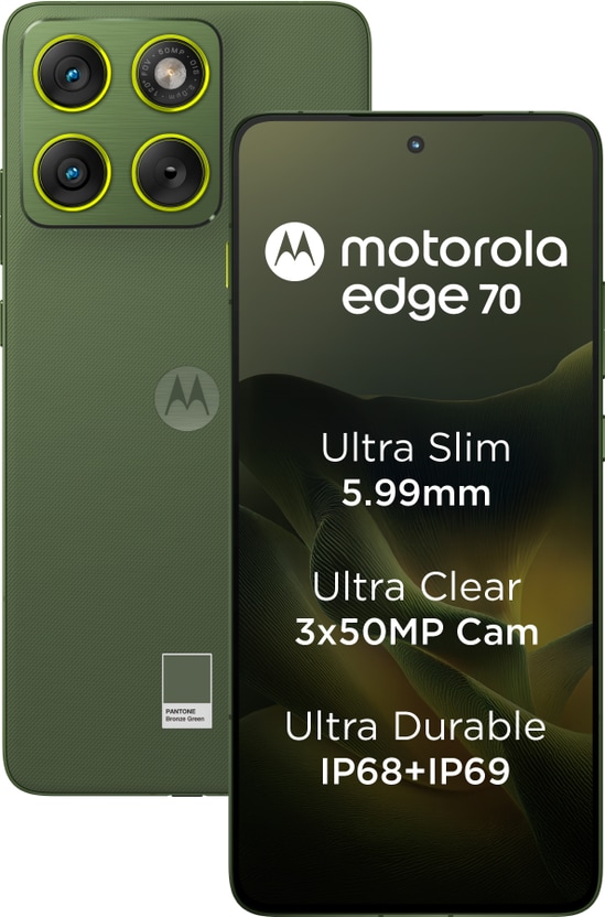 MOTOROLA Edge 70 (PANTONE Bronze Green, 256 GB) (8 GB RAM) Flipkart Deal