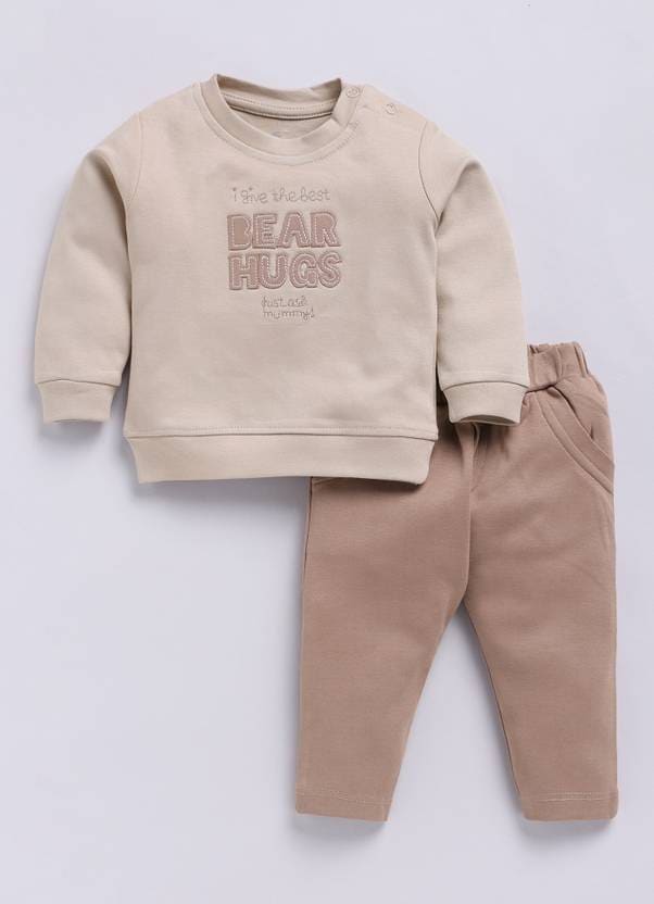 BabyGo Baby Boys Casual T-shirt Pyjama  (BEIGE) Flipkart Deal