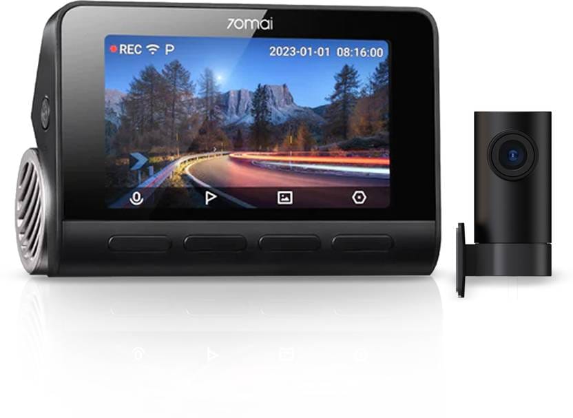 70MAI A810 True 4K HDR Dual Vision,Starvis 2 IMX 678,Built-in GPS Logger,Upto 256GB SD In-car Camera System  (2 Camera, 2160p) Flipkart Deal
