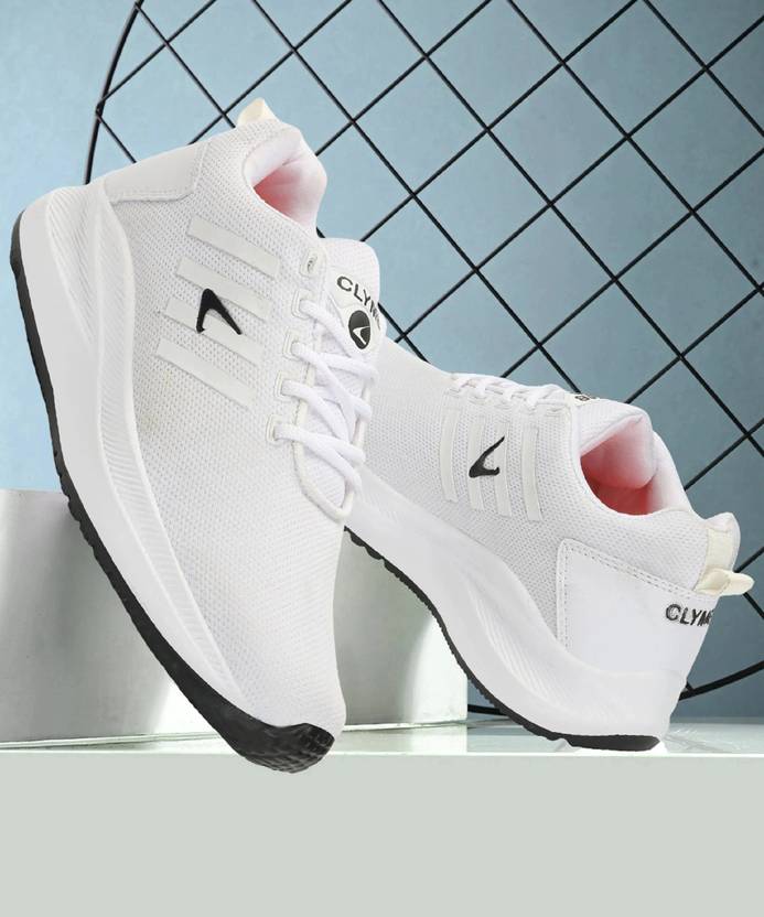CLYMB Walking/Outdoor/Sports Running Shoes For Men  (White , 8) Flipkart Deal