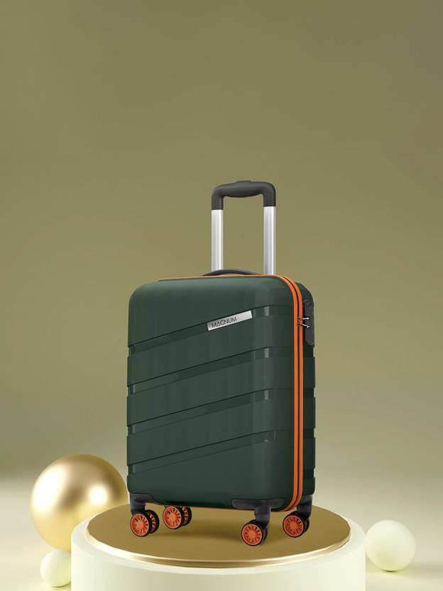 Safari  Small Cabin Suitcase (55 cm) 8 Wheels - Magnum Evolix 55 - Green Flipkart Deal