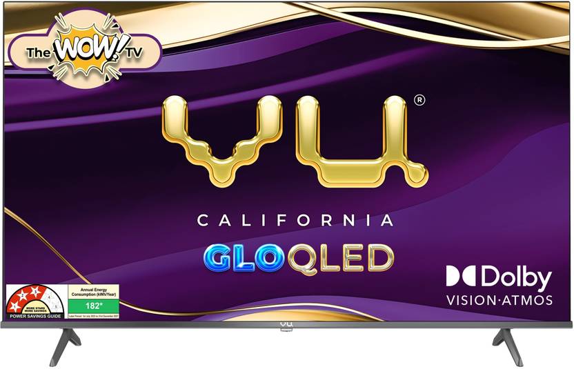 Vu GloQLED 139 cm (55 inch) QLED Ultra HD (4K) Smart Google TV 2025 Edition  (55GLOQLED25) Flipkart Deal