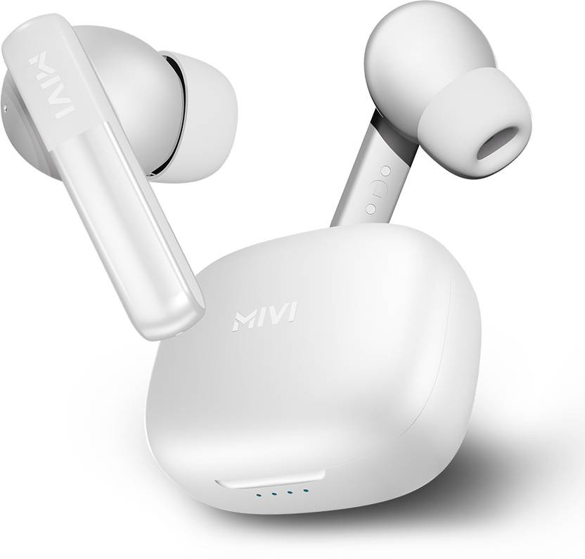Mivi DuoPods Blaze [New launch], AI-ENC, 60 Hrs, 13mm Drivers, Fast Charging, BT v5.3 Bluetooth  (Silk White, True Wireless) Flipkart Deal