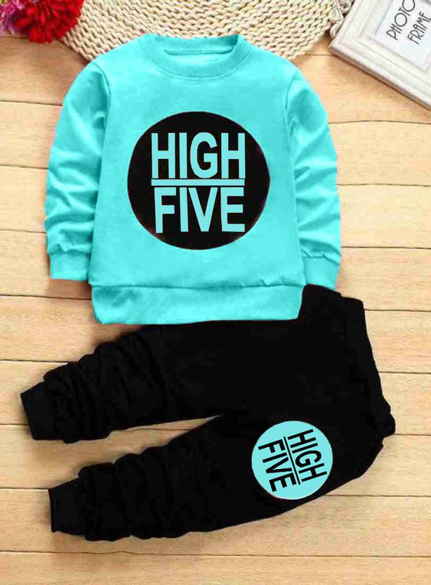 Cute N Tight  Boys & Girls Casual T-shirt Pant (Light Blue) Flipkart Deal