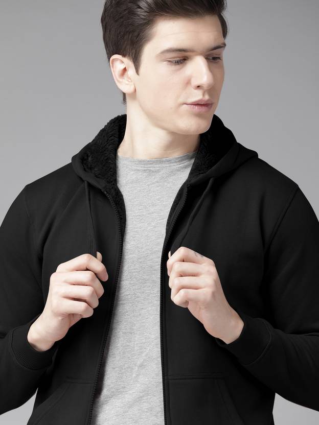 ZEBULUN Men Solid Fleece Jacket Flipkart Deal