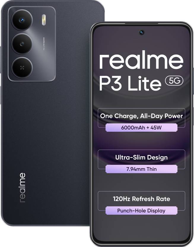 realme P3 Lite 5G (Onyx Black, 128 GB) (4 GB RAM) Flipkart Deal