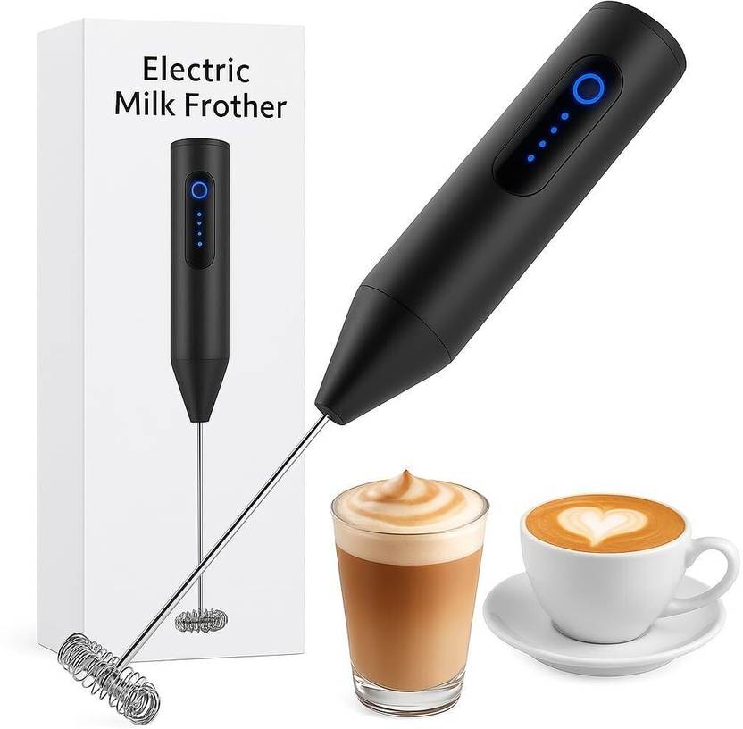 MOGADGET 50 W Black Electric Whisk, Hand Blender (coffee Frother Electric Blender Mixer) Flipkart Deal