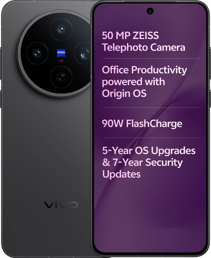 vivo X200T (Stellar Black, 512 GB) (12 GB RAM) Flipkart Deal