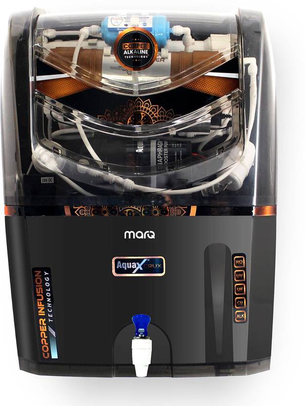 MarQ by Flipkart Innopure Crux 15 L RO + UV + UF + Copper Water Purifier with Pre filter and BIS Certified (Black) Flipkart Deal