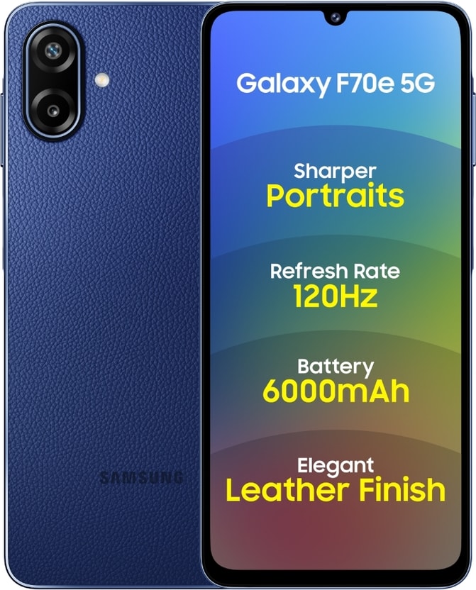 Samsung Galaxy F70e 5G (Spotlight Blue, 128 GB) (4 GB RAM) Flipkart Deal